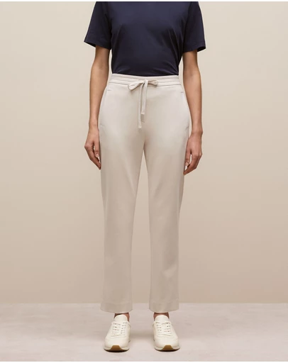Trenery - Ponte Straight Leg Pant in Stone