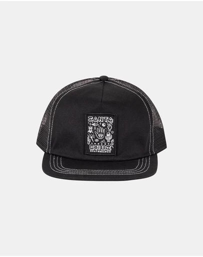 Santa Cruz - Tripper Mono Patch Trucker Cap - Teens
