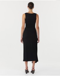 Third Form - Stirling Twist Cross Over Midi Dress