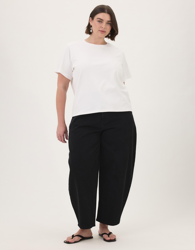 Atmos&Here Curvy - Cotton Slim T-Shirt
