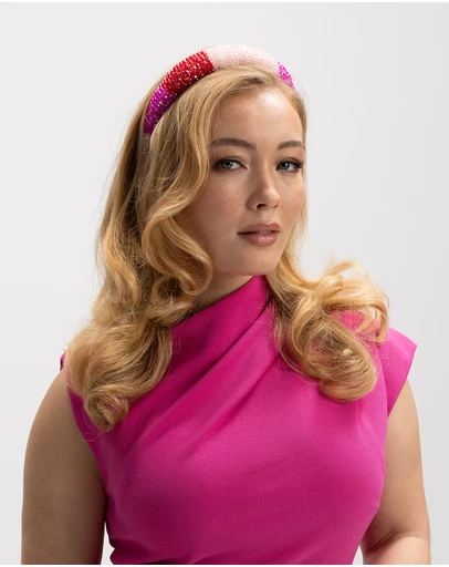Morgan & Taylor - Ada Headband in Hot Pink