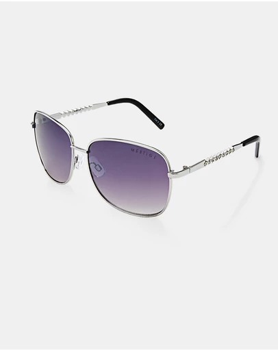 Mestige - Hillcrest Sunglasses embellished with crystals from Swarovski® - Silver