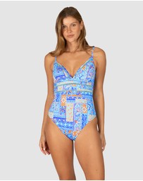 Baku Swimwear - Tulum V Neck One Piece Swimsuit