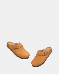 EVERAU - Australian Shepherd Ugg Berrin Cow Suede Upper Loafer Oxfords Flats
