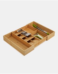 Joseph Joseph - DrawerStore™ Bamboo Expandable Cutlery, Utensil & Gadgets Organiser