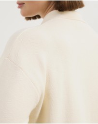 Atmos&Here Curvy - Jay Relaxed Rib Cardigan