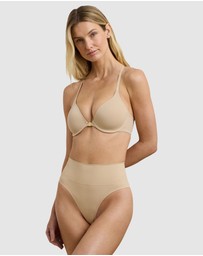 Lauren by Ralph Lauren - Luxe Smoothing Front Close Racerback T-Shirt Bra