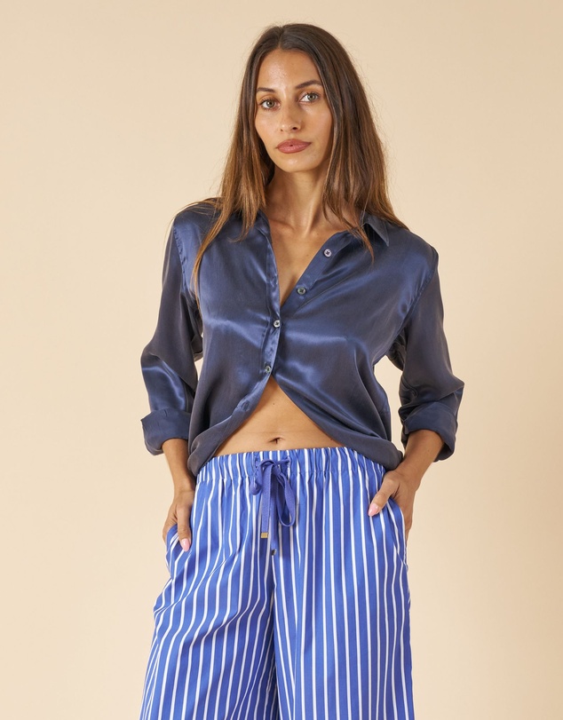 CAMIXA - Satin Silk Shirt