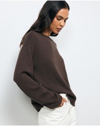 AERE - Nika Cotton Cashmere Knit Jumper