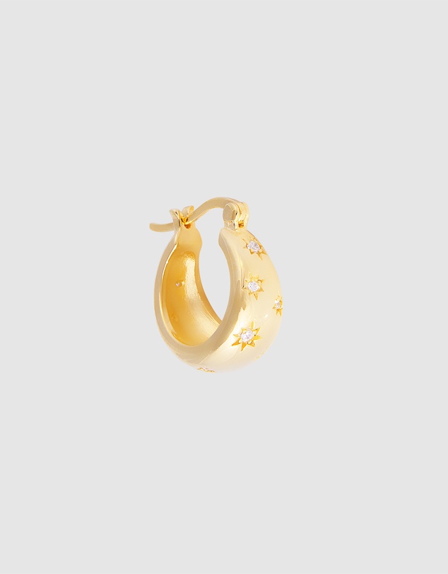 FAIRLEY - Starburst Flared Hoops