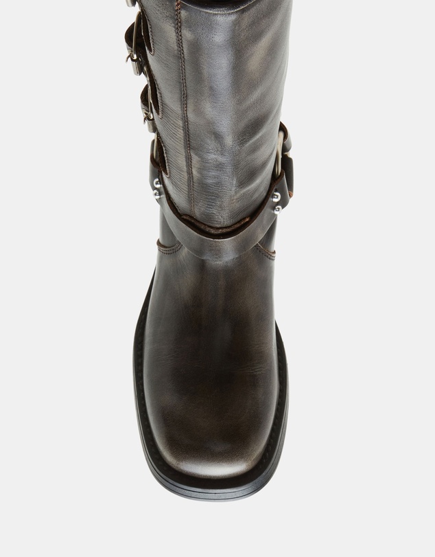 Steve Madden - Rocky Brown Distressed Boots