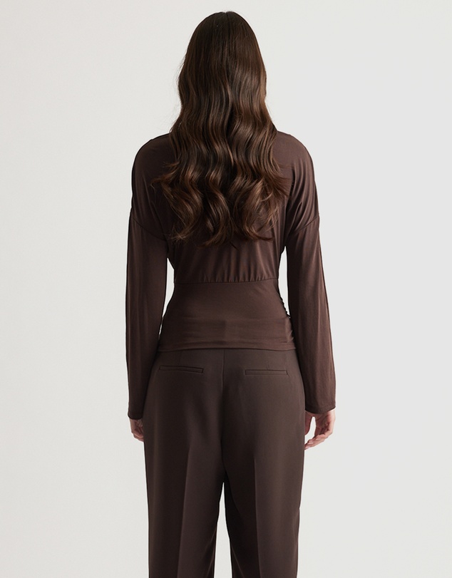 Decjuba - Tahlia Cinched Long Sleeve Top