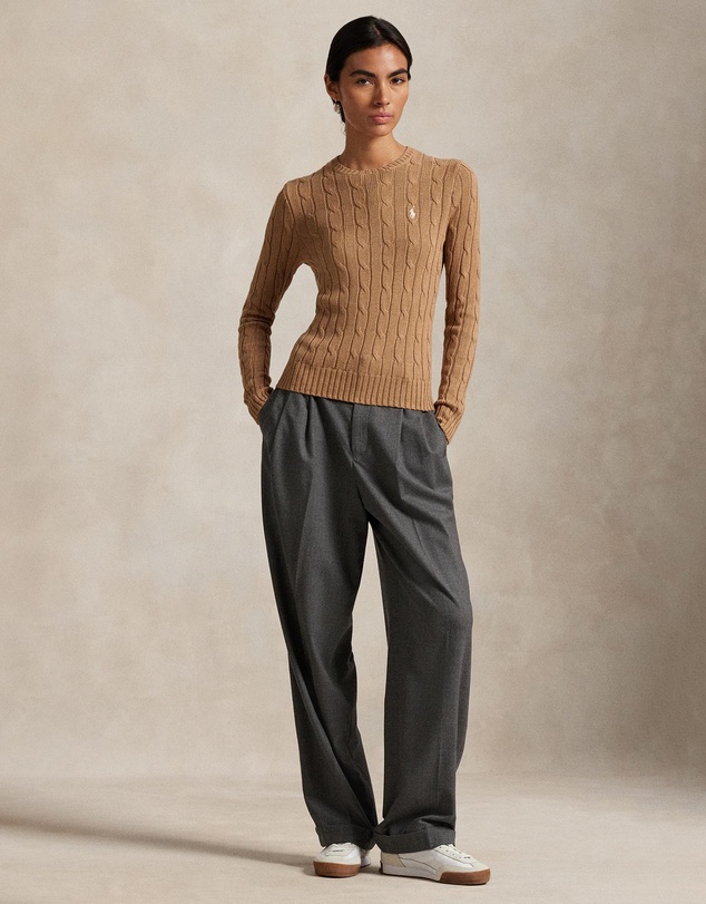 Polo Ralph Lauren - Cable-Knit Cotton Crewneck Sweater