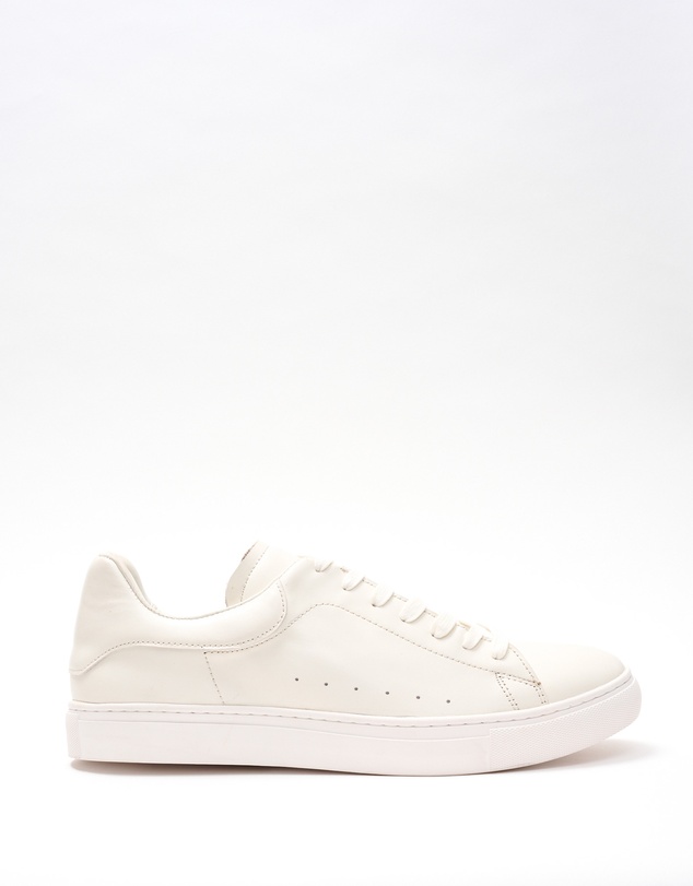 3 Wise Men - 3 Wise Men Nicks White Leather Sneaker