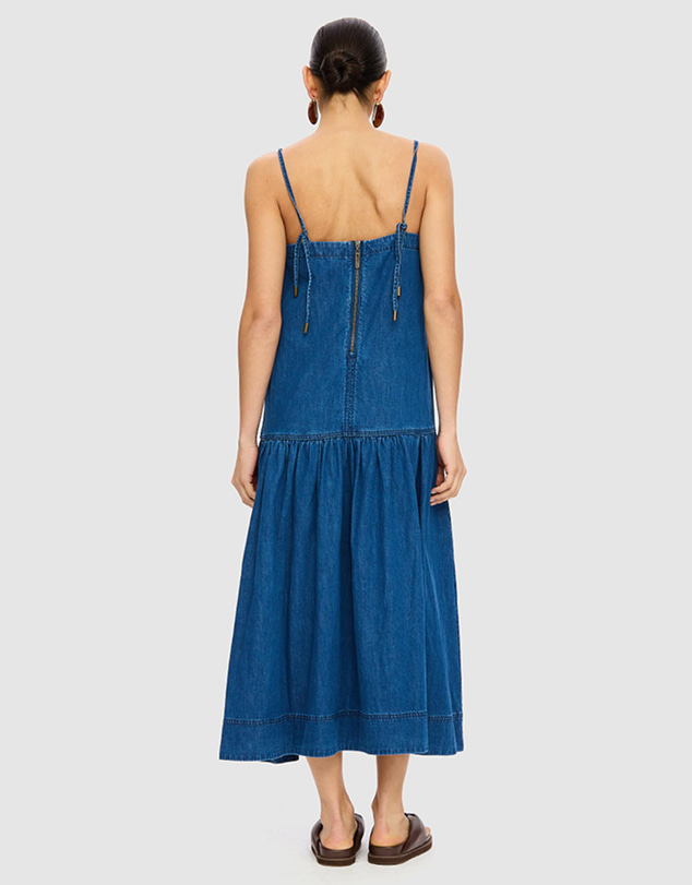 KIVARI - Vaila Denim Midi Dress