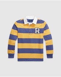 Polo Ralph Lauren - Striped Cotton Jersey Rugby Shirt - ICONIC EXCLUSIVE - Teens