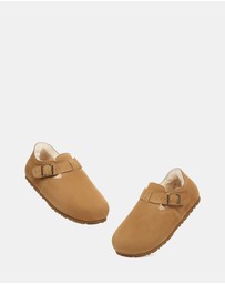 EVERAU - EverAU Ugg Hazora Cow Suede Upper Loafer Oxfords Flats