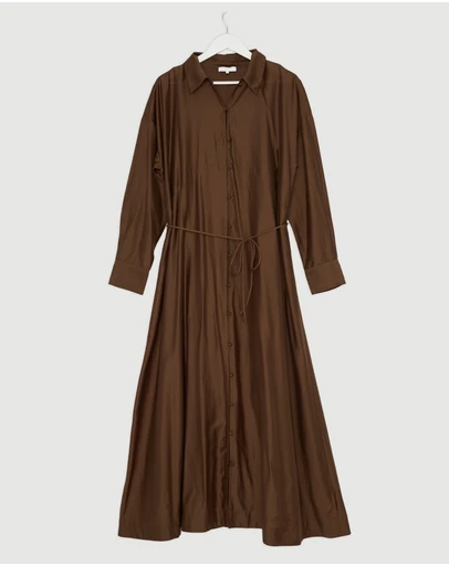 Revibe - Repaired Minima Esenciales Paloma Maxi Shirt Dress - AU 16