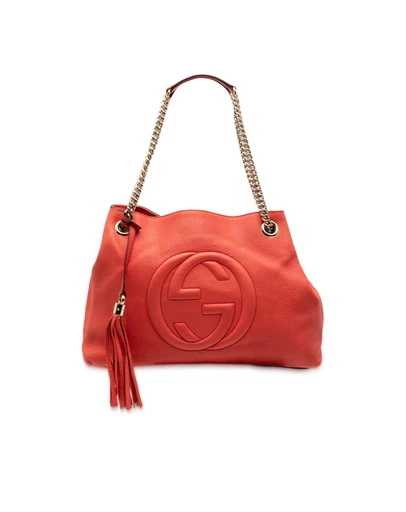 Pre-Loved by Azura Reborn - Pre-Loved Medium Leather Soho Chain Tote