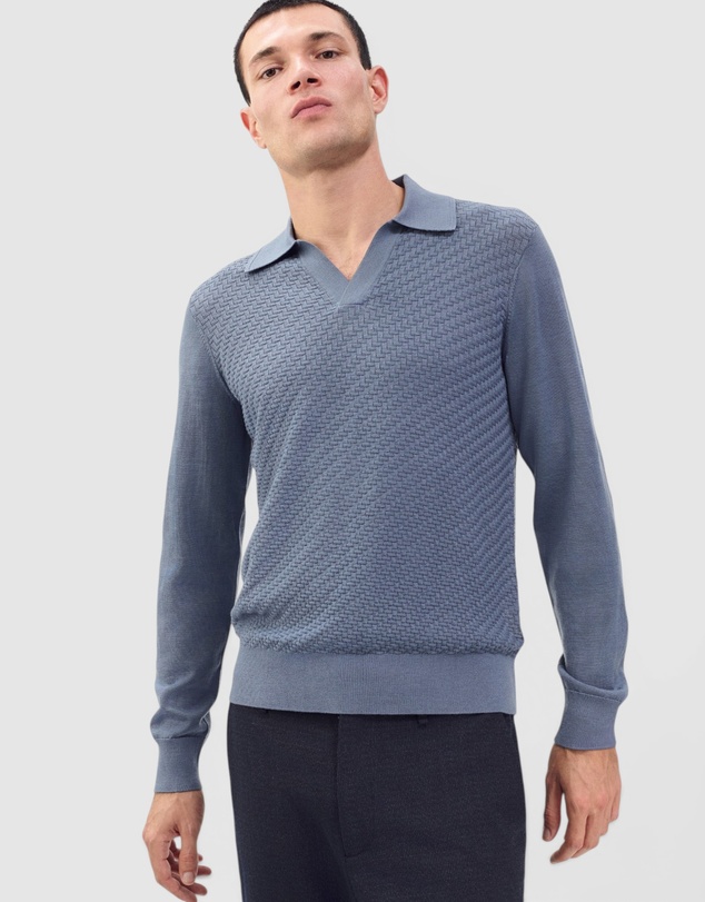 rag & bone - Charles Long Sleeve Johnny Polo