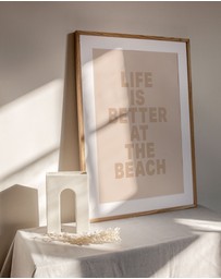 Olive et Oriel - Life Is Better Art Print