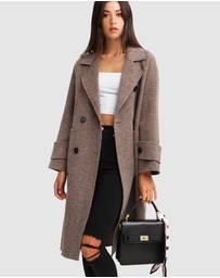 Belle & Bloom - Rumour Has It Oversized Wool Blend Coat