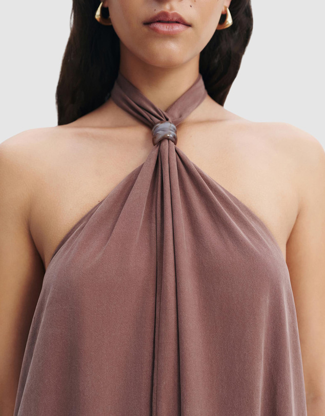 Aje Studio - Evie Halter Midi Dress