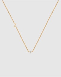 YCL  - Petite Initial Necklace Z