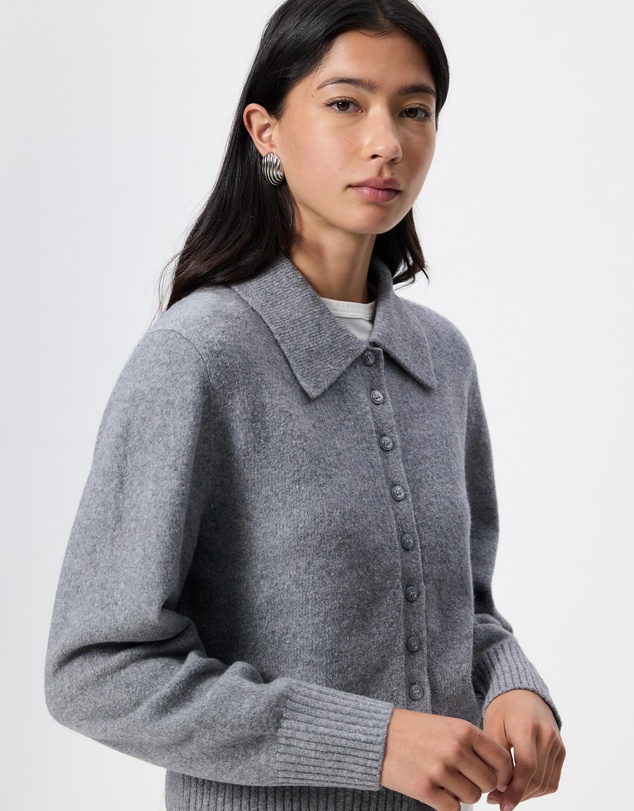 & Other Stories - Knitted Collar Cardigan
