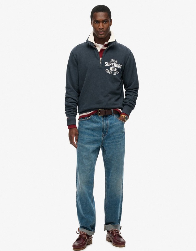 Superdry - Track & Field Graphic Half Zip