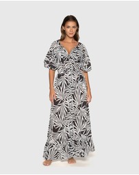 Nip Tuck Swim - Black Butia Morning Bay Dress
