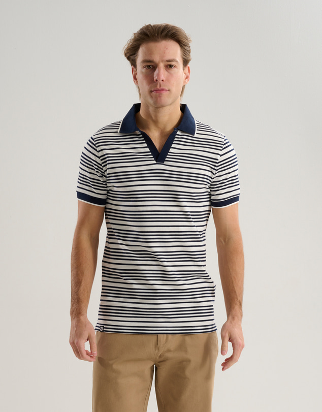 3 Wise Men - 3 Wise Men Pitsburg Polo Shirt - Navy