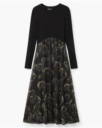 Desigual - Midi dress combined M Christian Lacroix