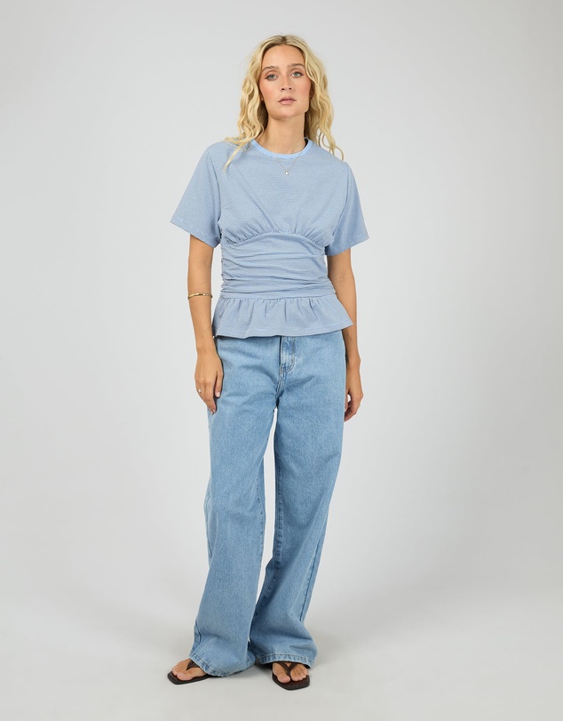 All About Eve - Tyler Stripe Tee Blue