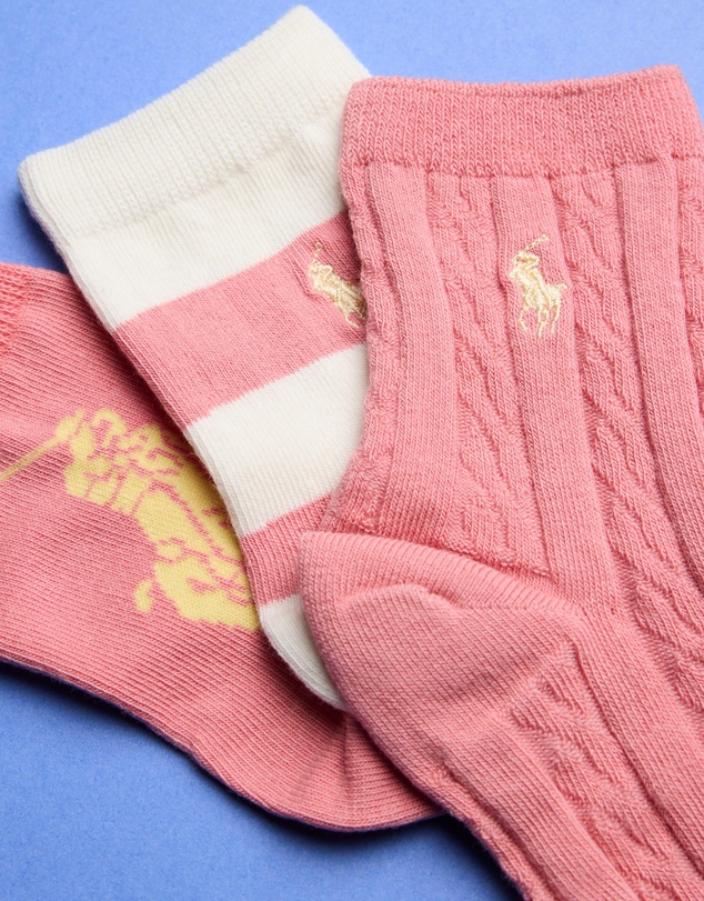 Polo Ralph Lauren - Candyshop Socks 3-Pack - Babies-Kids