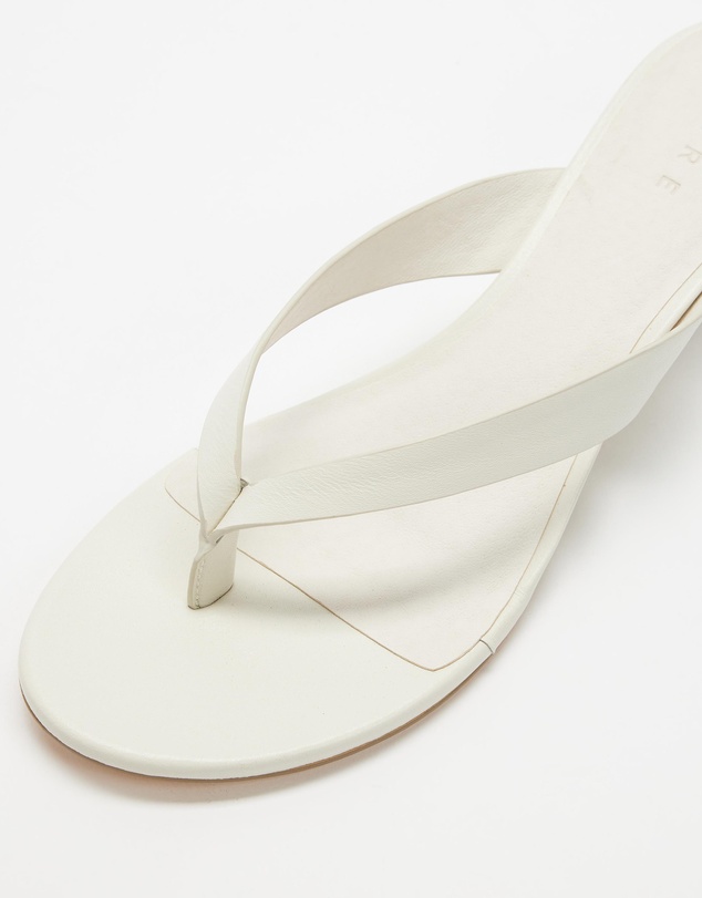 AERE - Leather Thong Wedge Heels