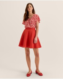 Review - Norah Linen Mini Skirt