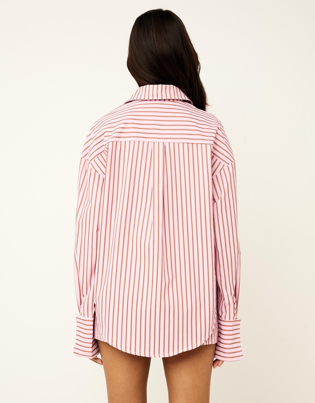 Dazie - Nina Stripe Long Sleeve Shirt