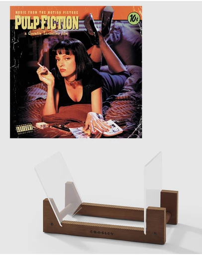 Universal Music - Various Artists Pulp Fiction - Vinyl Album & Crosley Record Storage Display Stand