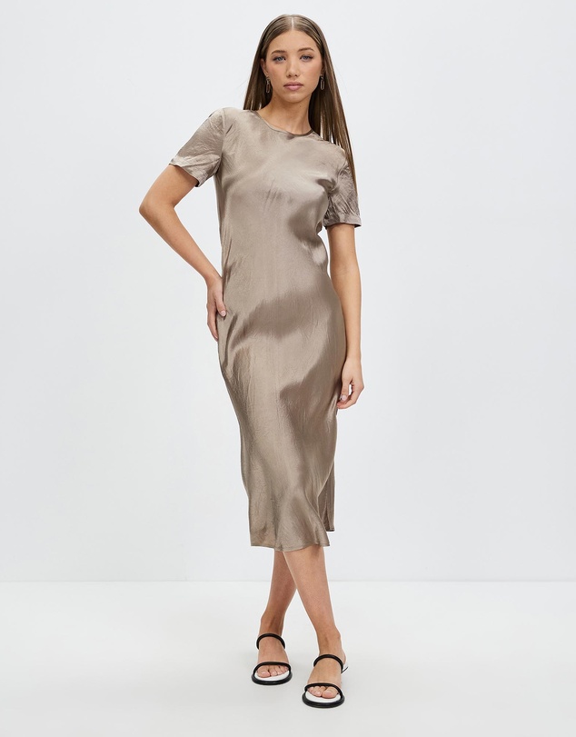 Third Form - Crush Bias Tee Midi Dress