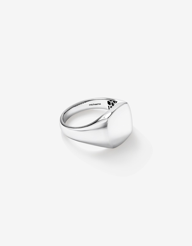 Michael Hill - Men's Signet Ring In Sterling Silver