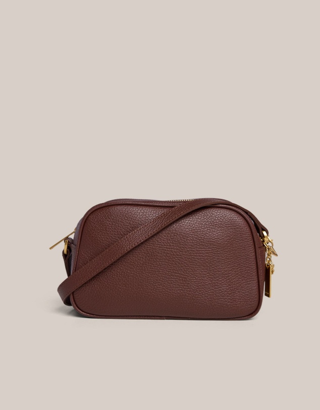 VESTIRSI - Vera Mahogany Camera Crossbody Bag