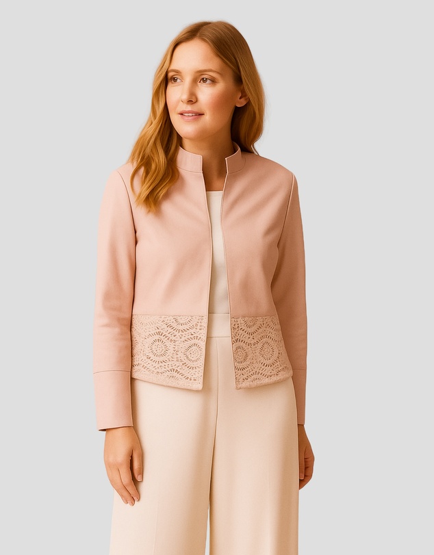 KAJA Clothing - VERA - Leather Jacket Rose