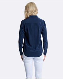 The Fable - Deep Sea Silk Shirt