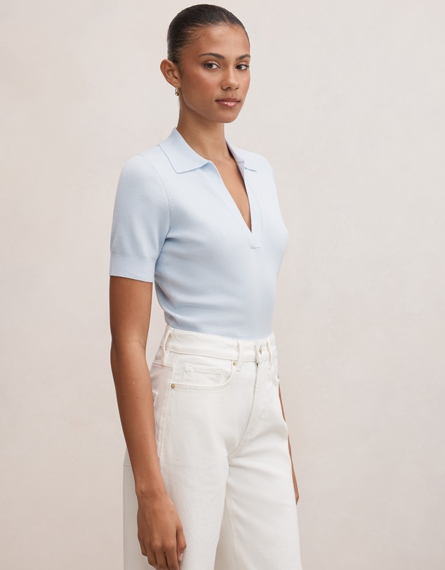 Forever New - Gia Knitted Polo Top