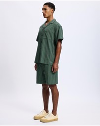 Scotch & Soda - Fave Tonal Striped Regular Fit Bermuda Shorts