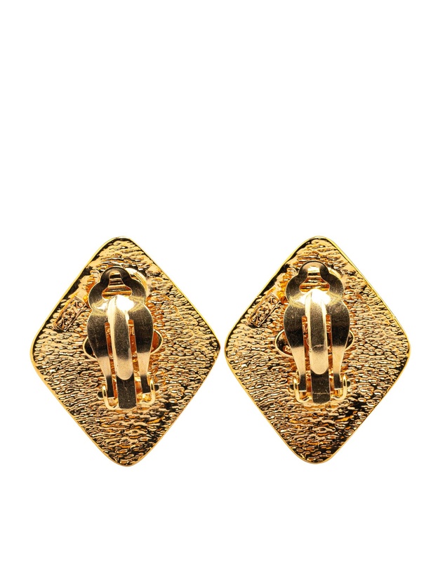 Pre-Loved by Azura Reborn - Pre-Loved Gold Plated CC Clip On Earrings