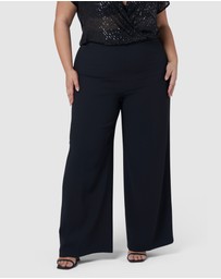 Pink Dusk by Curve Project - Arina Wide Leg Pants