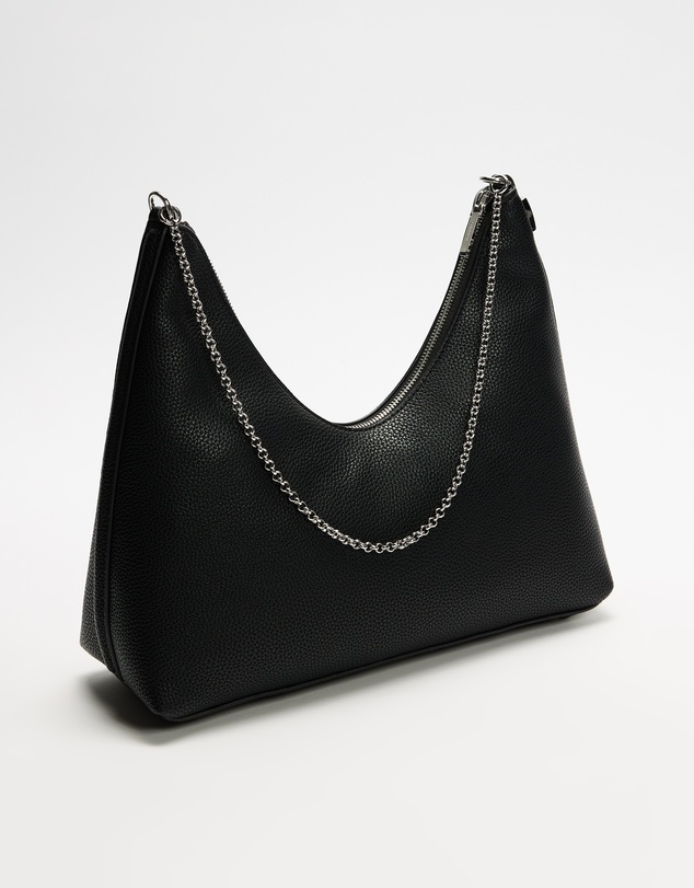 Calvin Klein - Emblem HW Pebble Top Zip Hobo