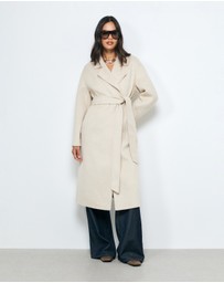 AERE - Chloe Double Faced Wool Blend Coat